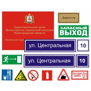 Изготовление наружной и интерьерной рекламы. Доставка по городу.