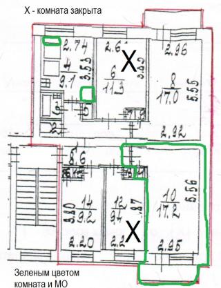 Продается комната 17.5 кв.м пешком от метро