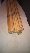 Штапик деревянный, сосна, сухой. Сечение прямоугольное 10 х 10 мм